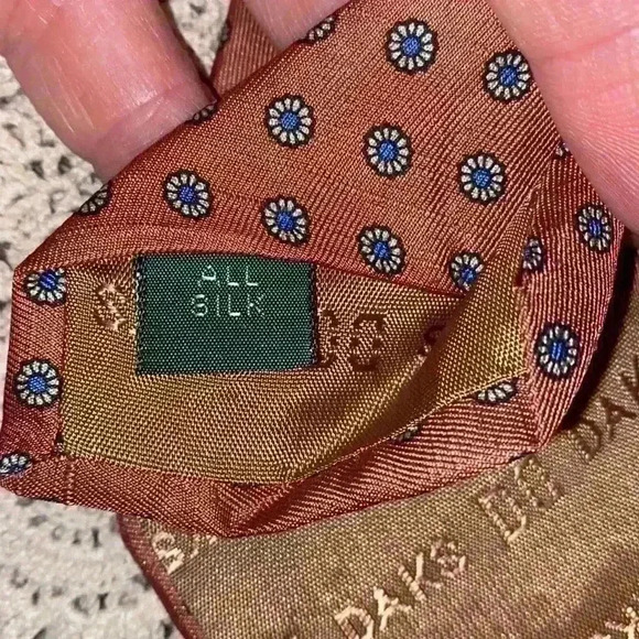 DAKS all silk tie - Picture 4 of 5